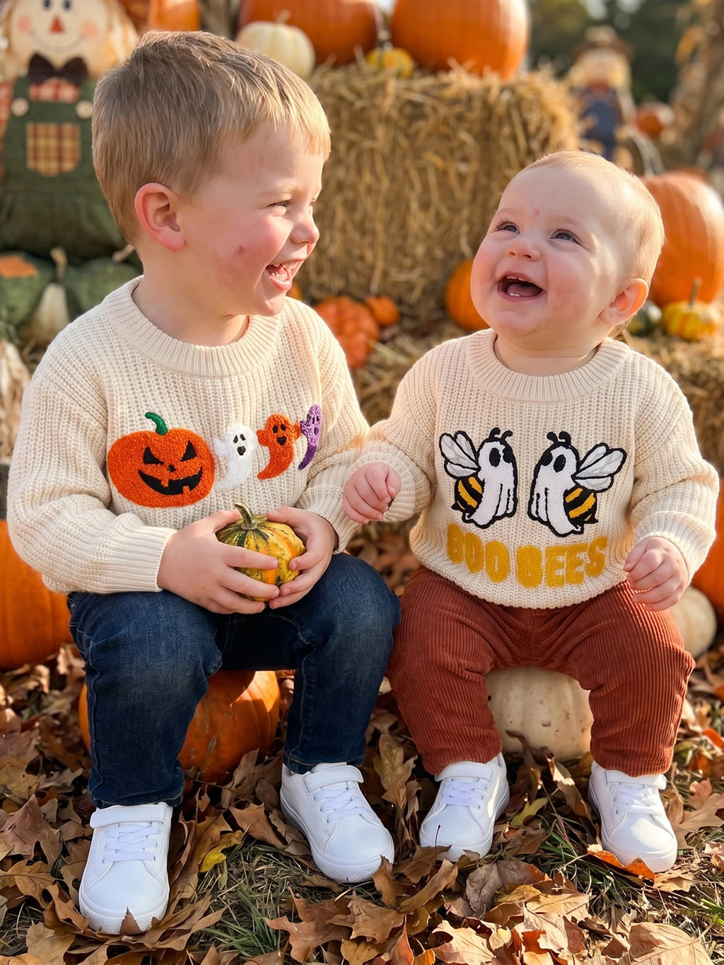 Ribbed Halloween Pullover