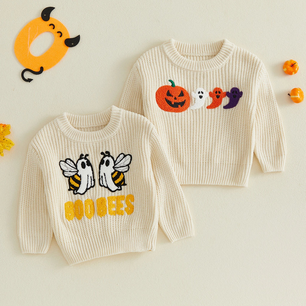 Ribbed Halloween Pullover