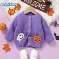 Ghost & Pumpkin Cardigan
