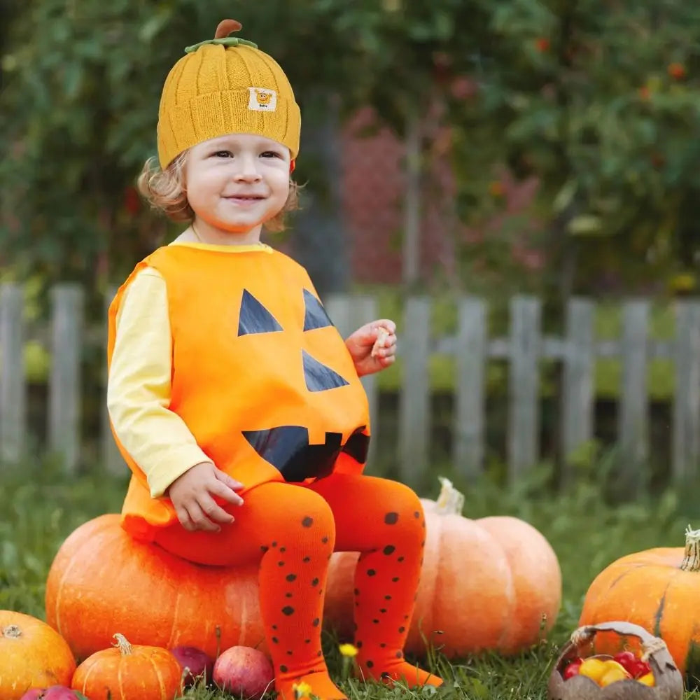 Pumpkin Knit Beanie