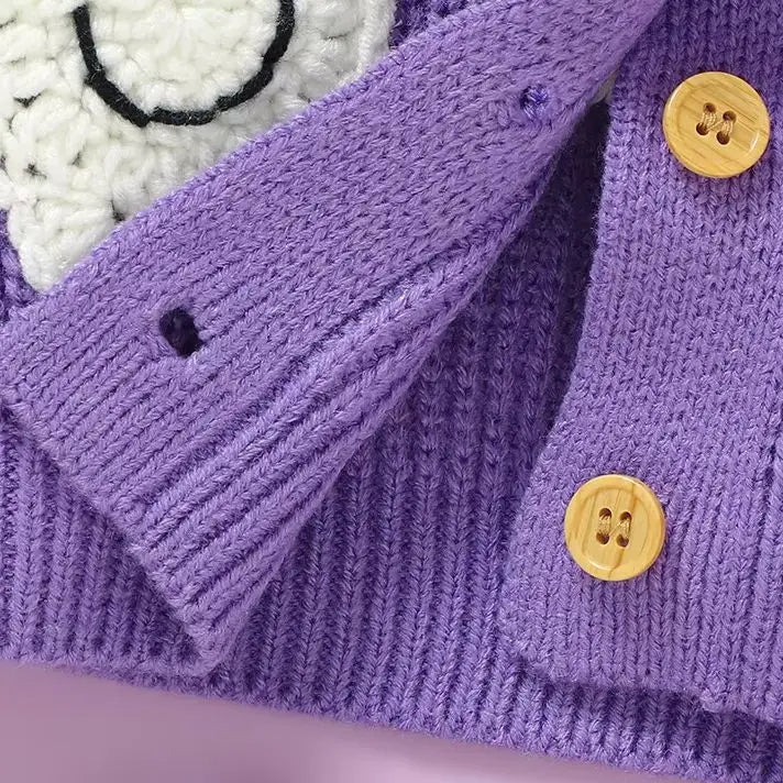 Ghost & Pumpkin Cardigan