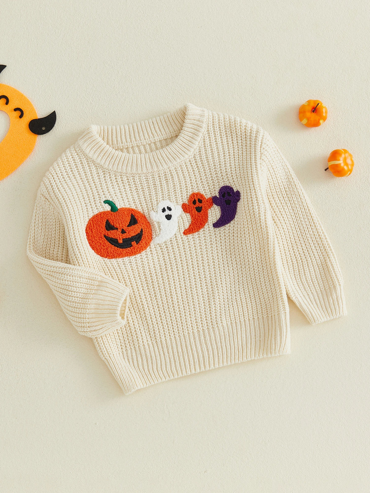 Ribbed Halloween Pullover