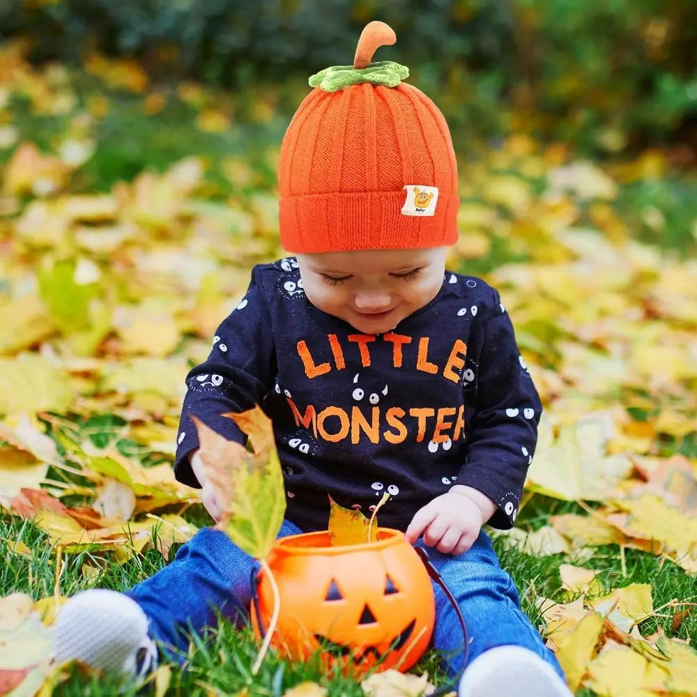 Pumpkin Knit Beanie