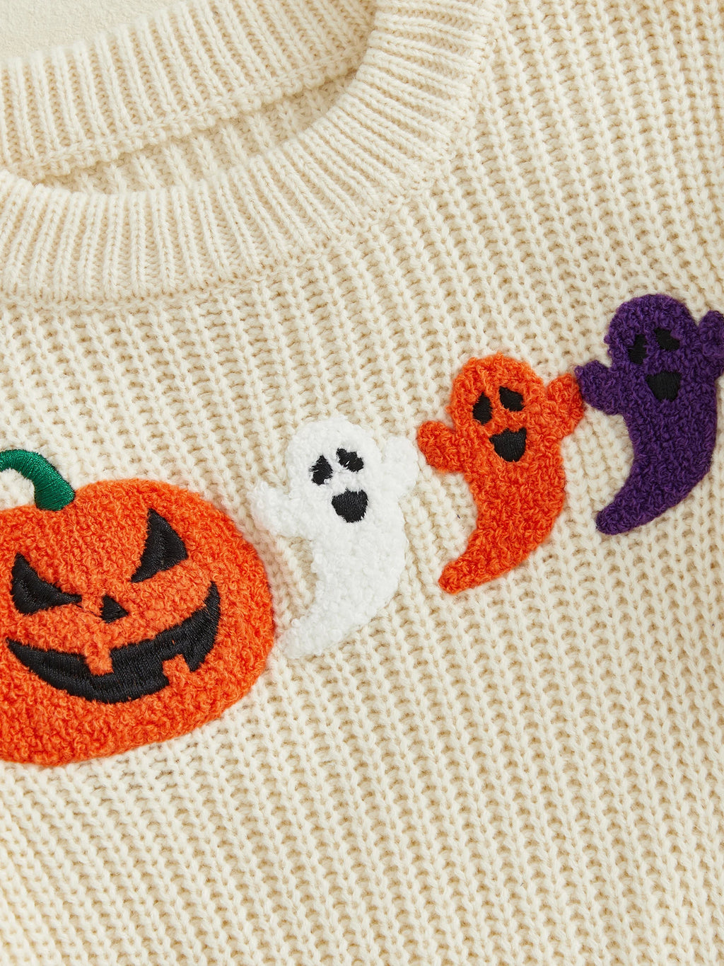 Ribbed Halloween Pullover