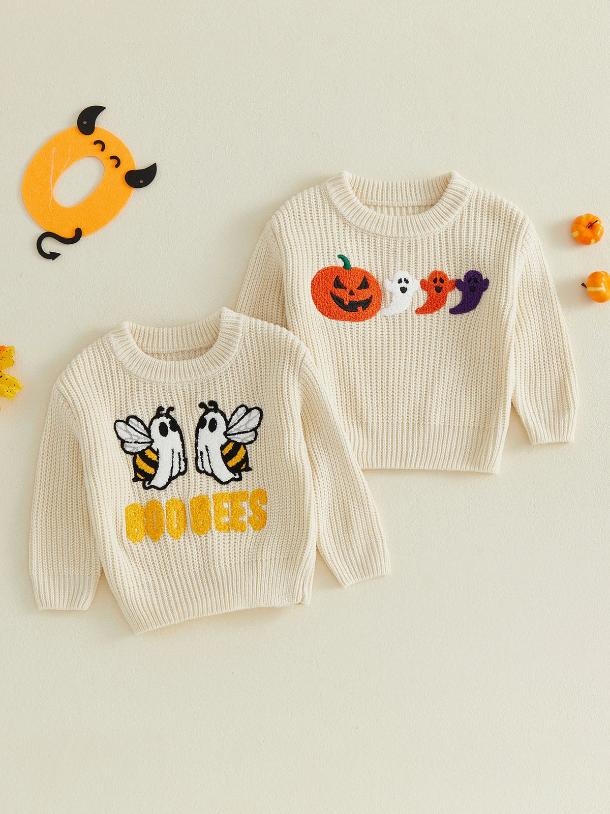 Ribbed Halloween Pullover