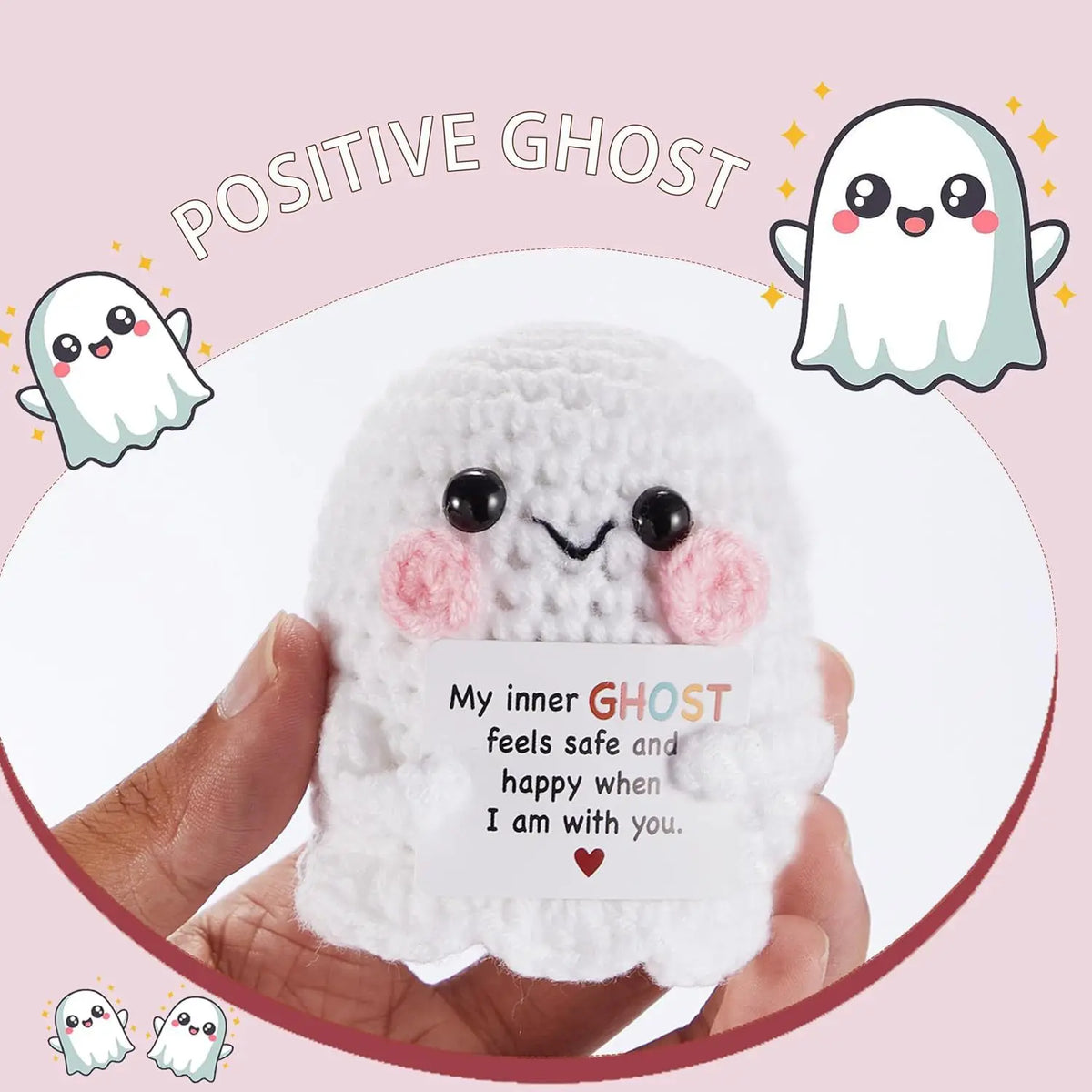 Boo Crew Crochet Ghost