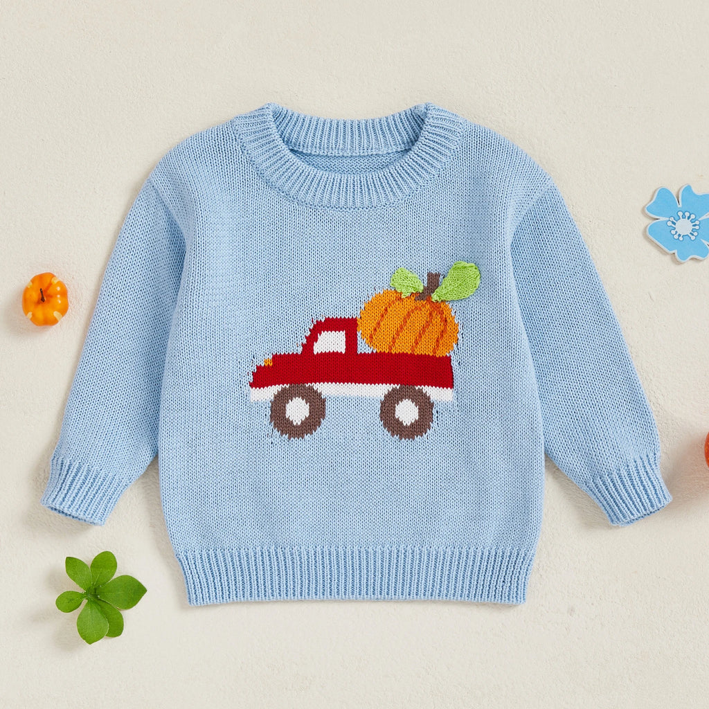 Pumpkin Truck Sweater