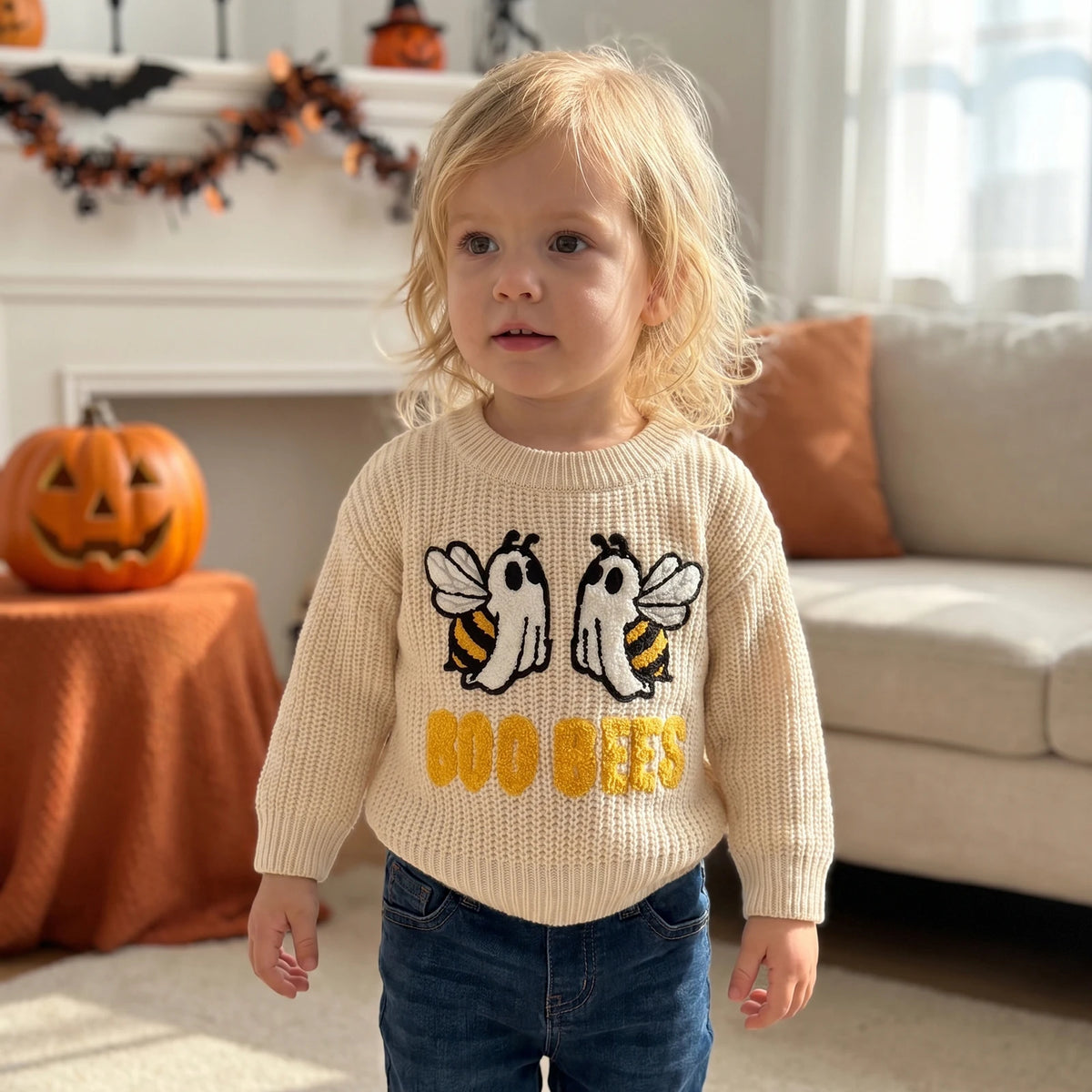 Ribbed Halloween Pullover