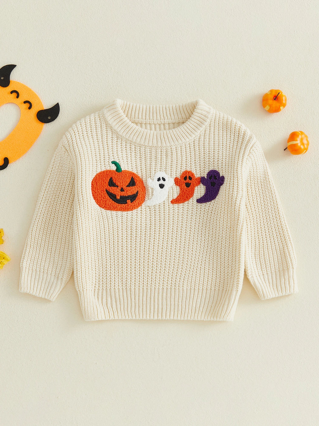 Ribbed Halloween Pullover