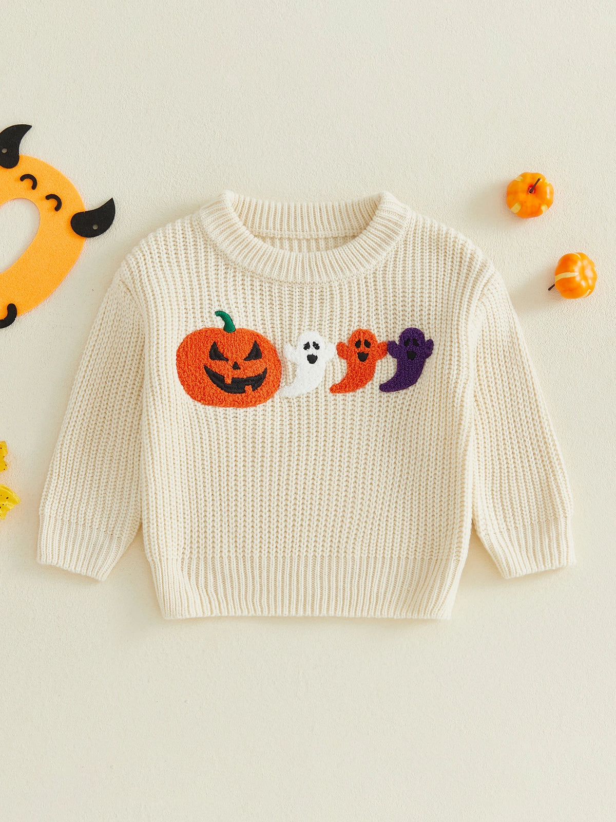 Ribbed Halloween Pullover