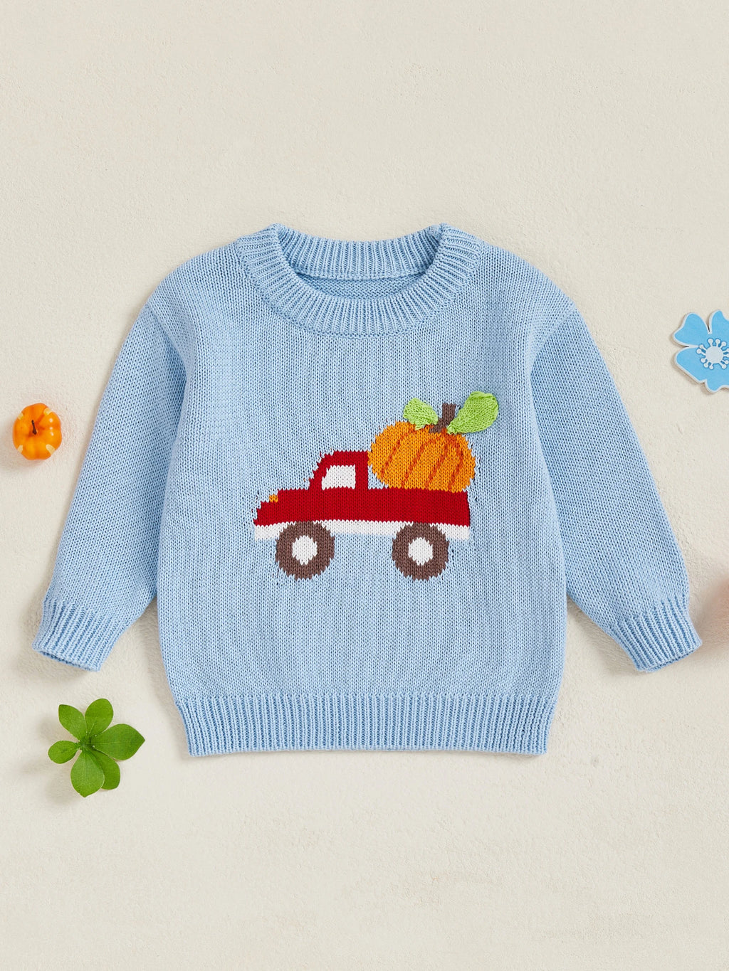 Pumpkin Truck Sweater